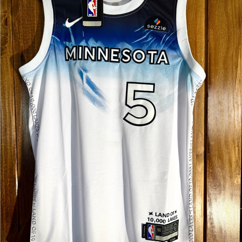 Anthony Edwards Minnesota Timberwolves Jersey Brand New